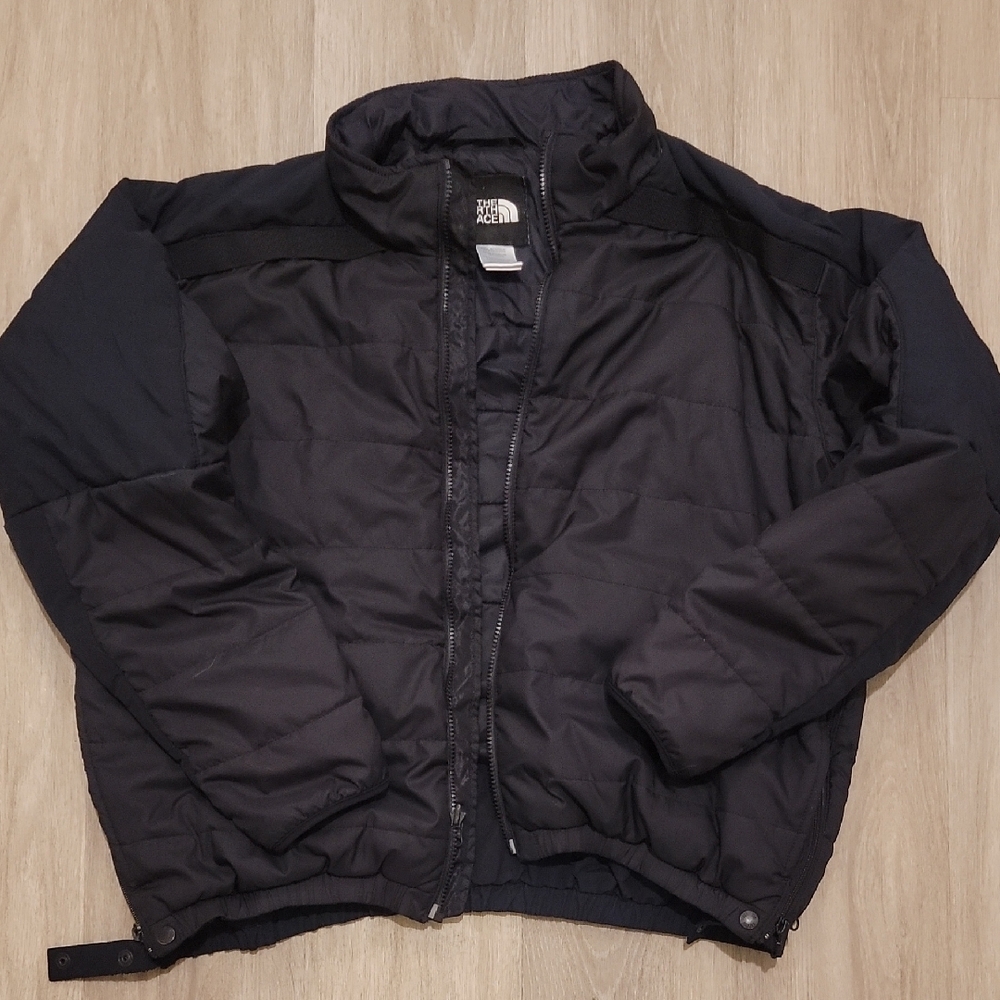 The North Face Black Puffer Jacket Insulated Casual Wear
